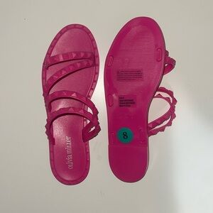 Brand new pink sandals size 8